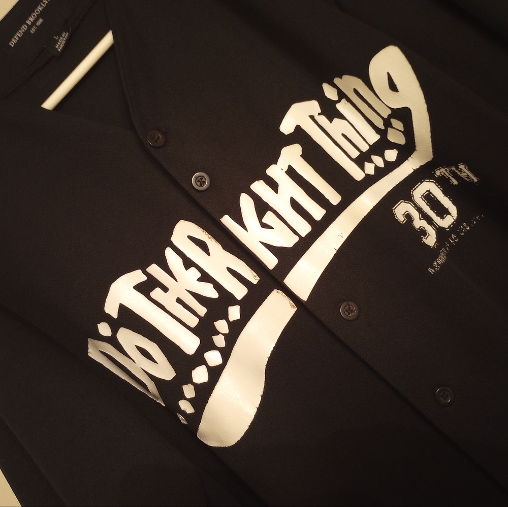 Defend Brooklyn Do The Right Thing 30th Anniversary Baseball Jersey Rare - Picture 3 of 7